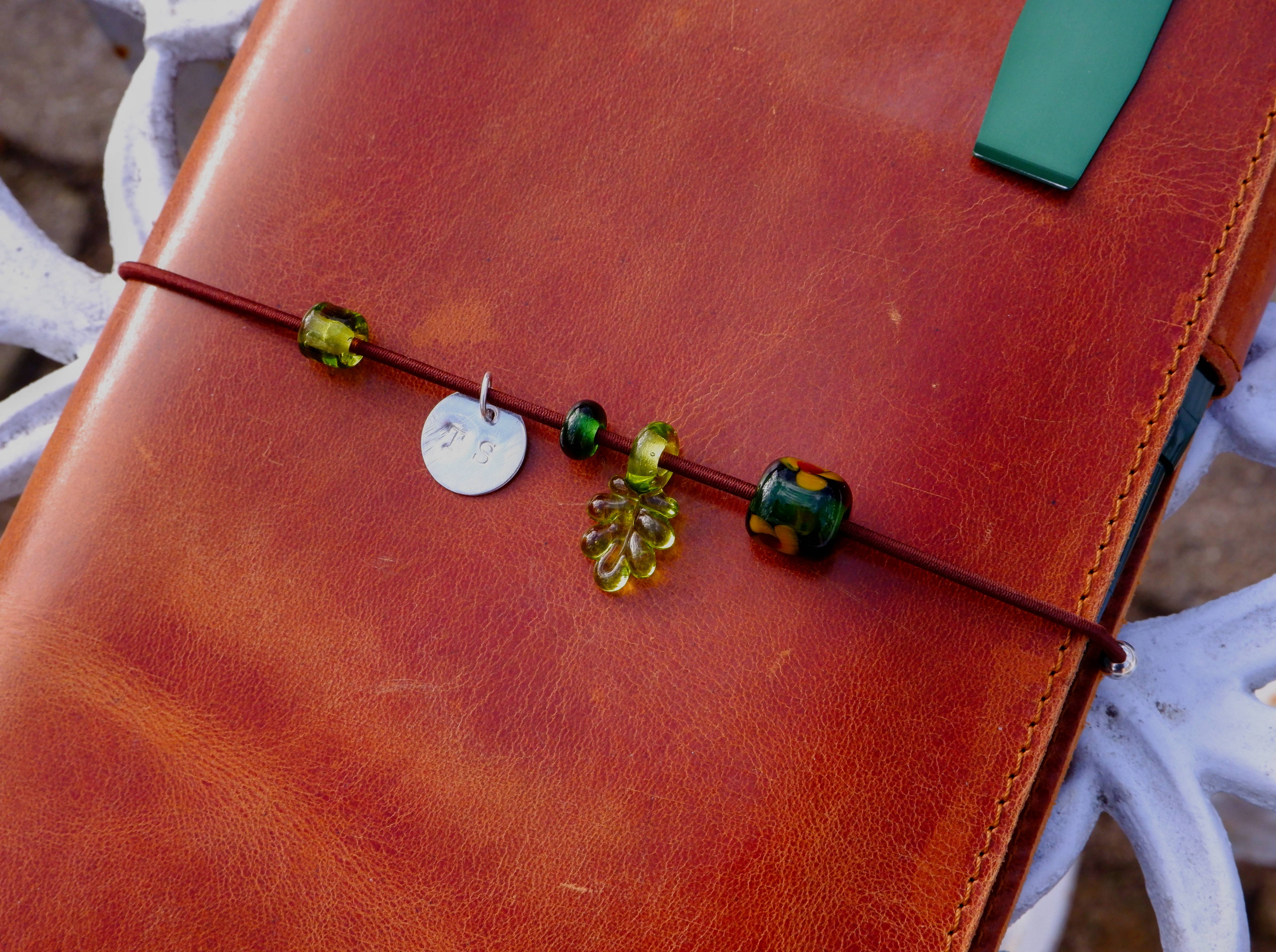 oak leaf journal charm