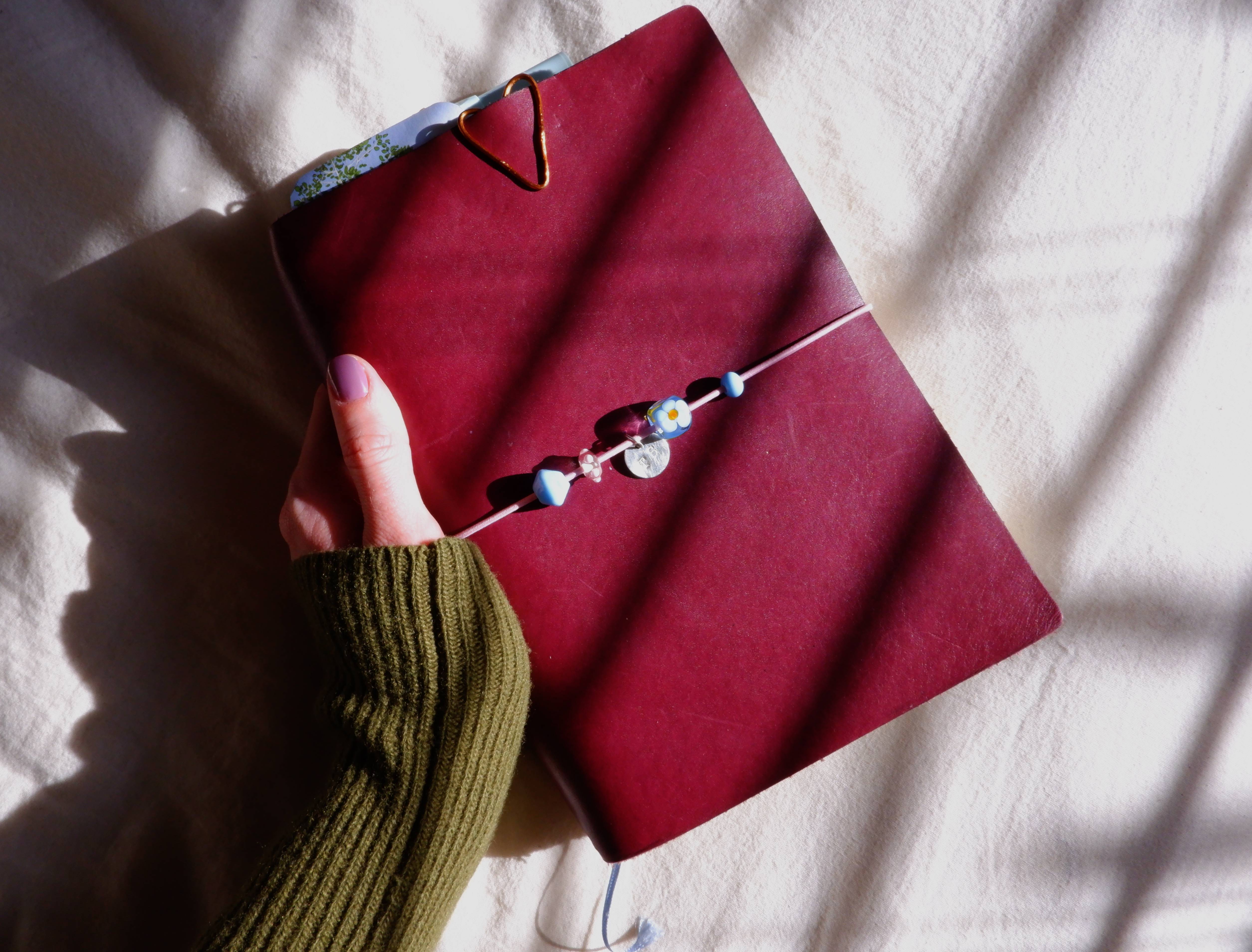 forget me not journal charm