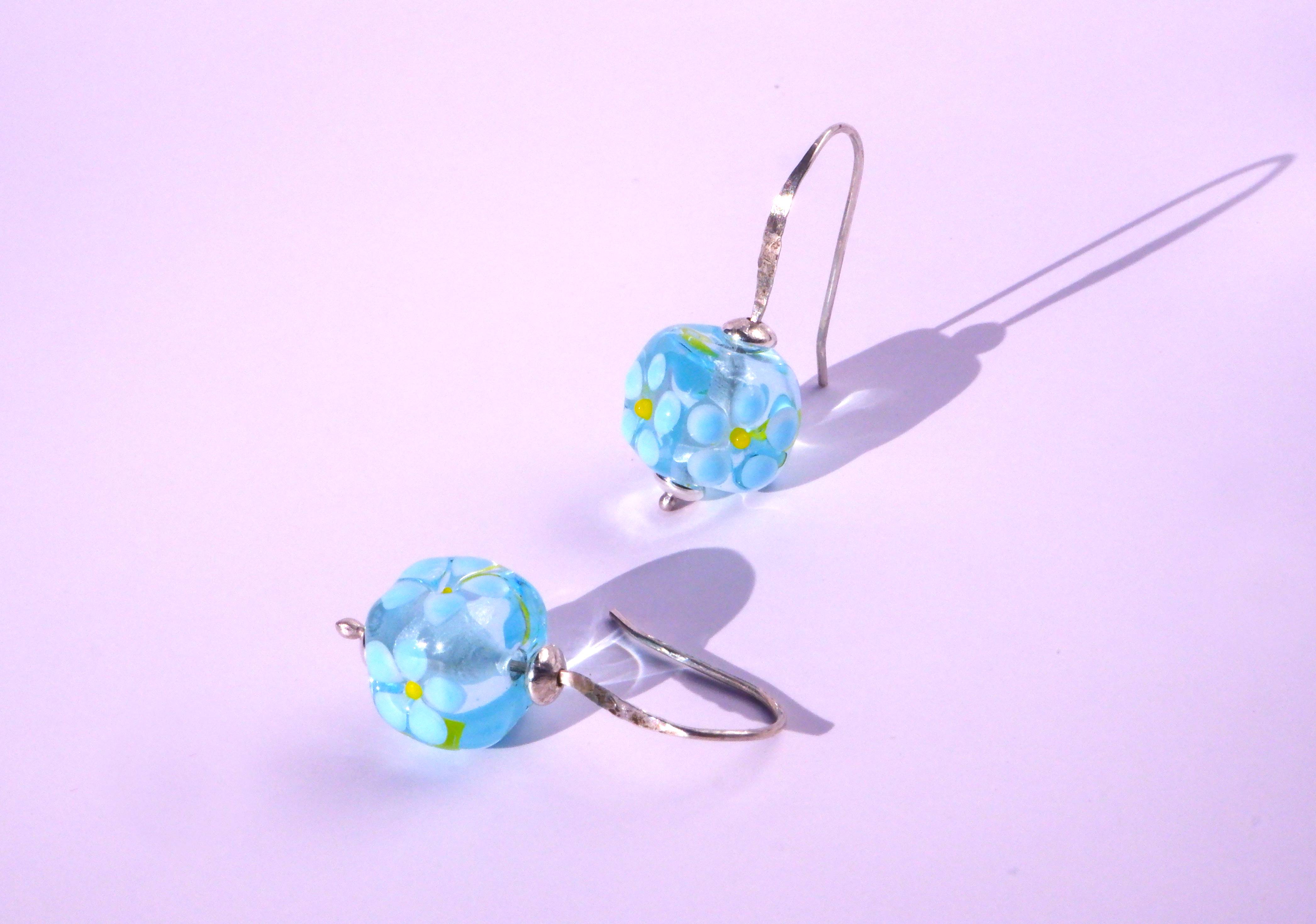 forget me not earrings