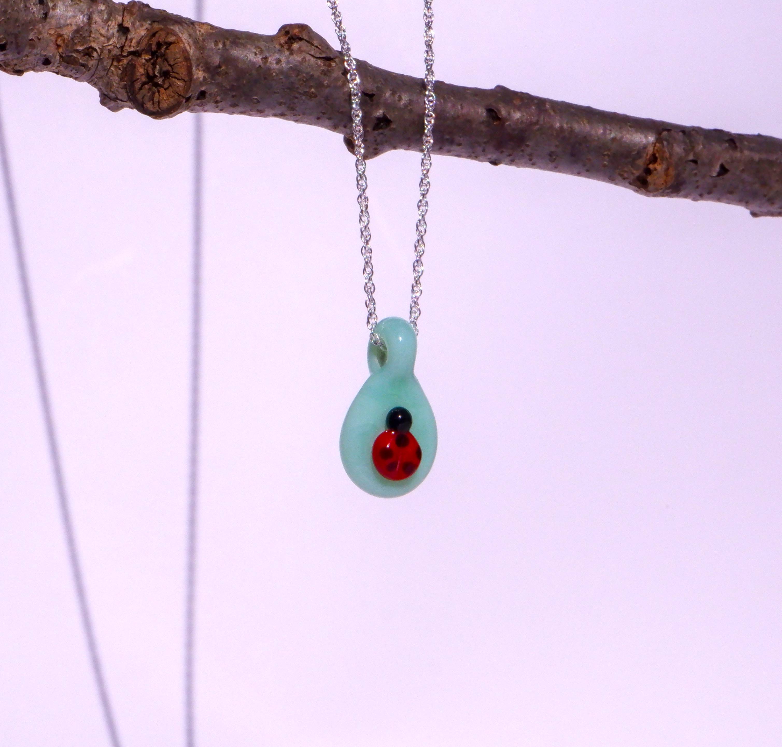 ladybug necklace