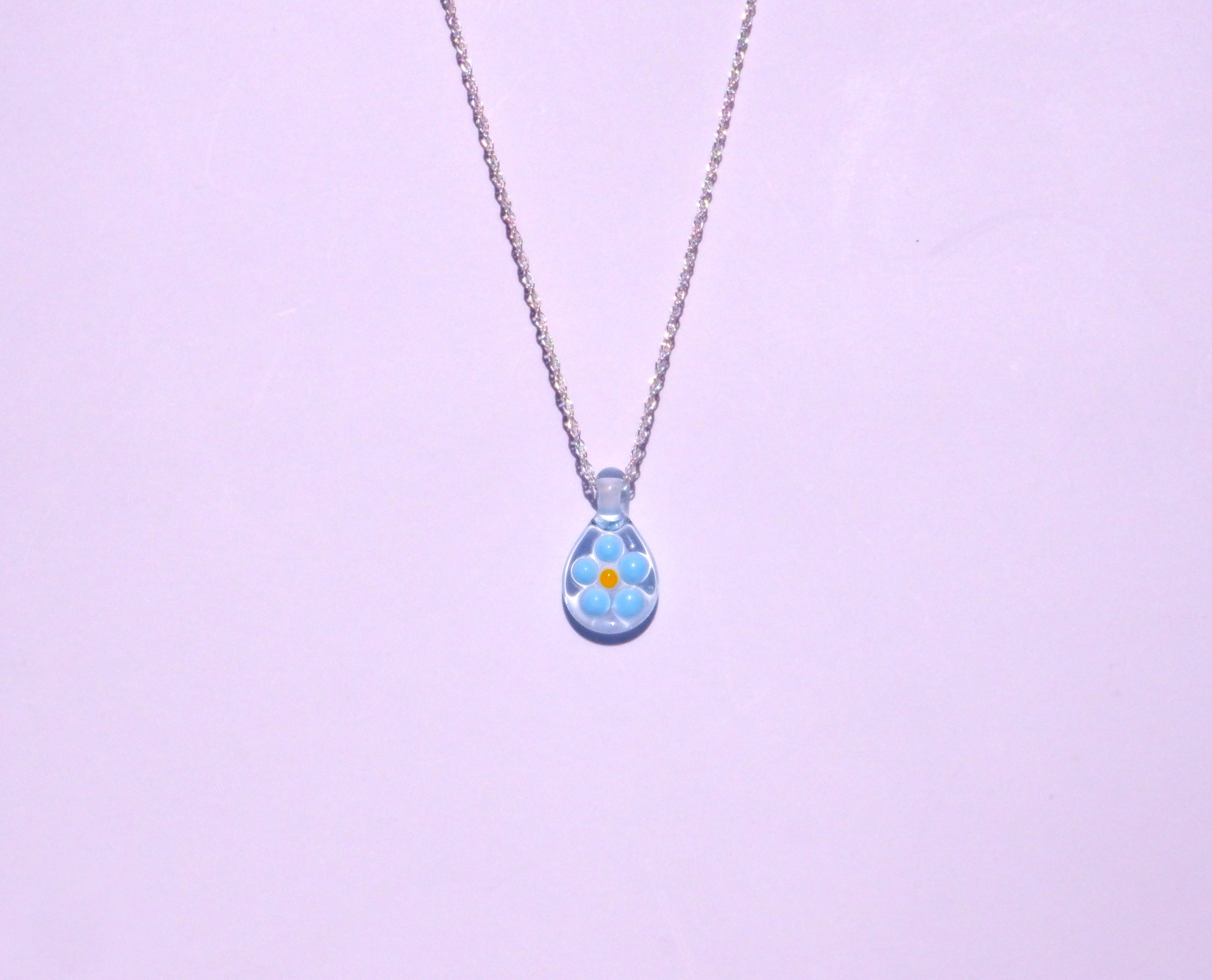 forget me not necklace