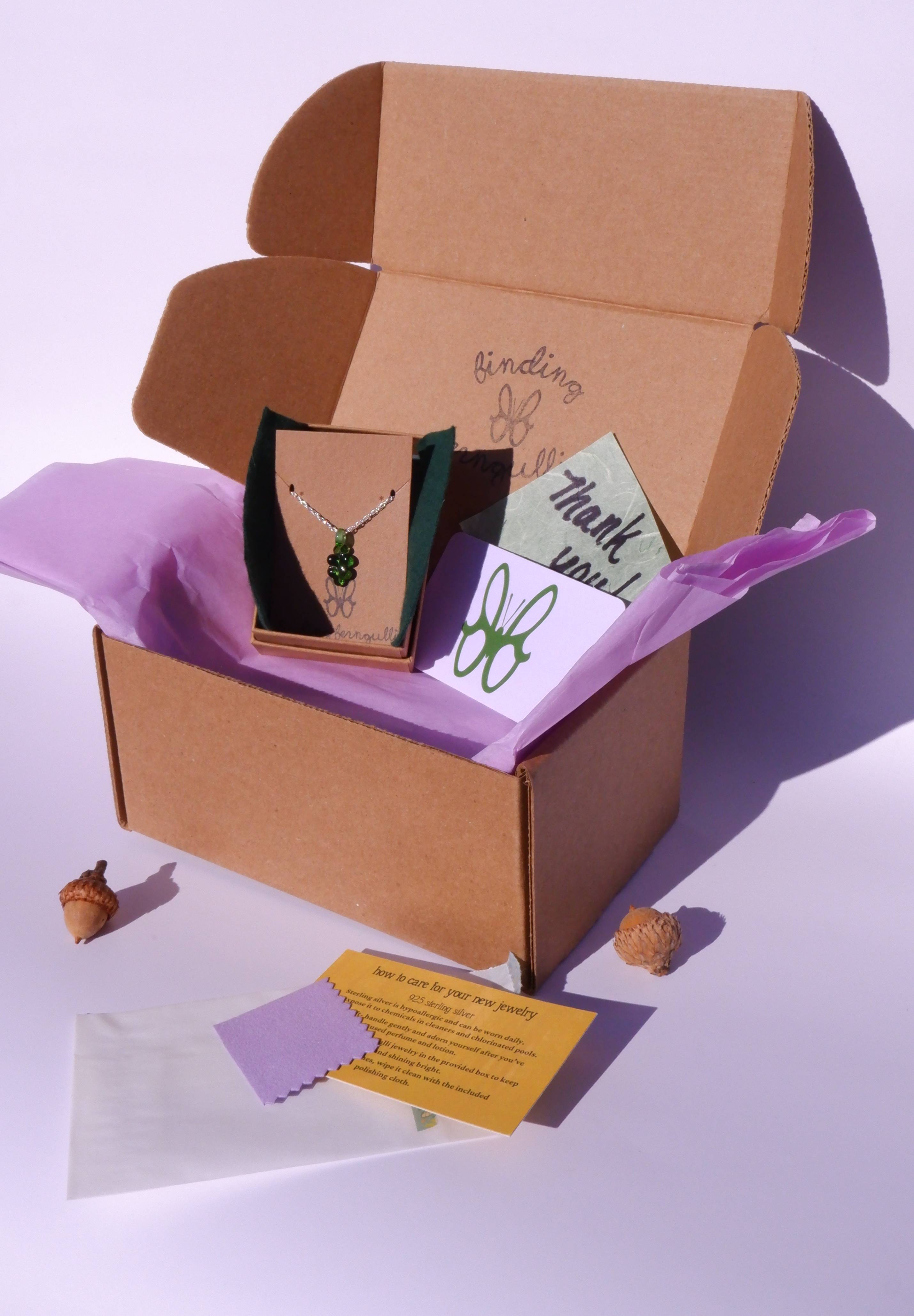 every order is packed with care using sustainable materials