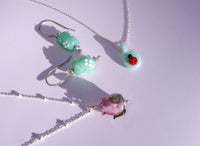 rosebud necklace