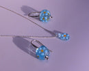 forget me not earrings
