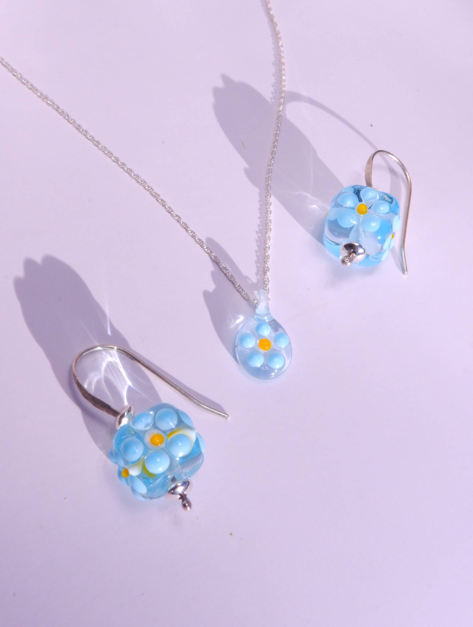 forget me not earrings