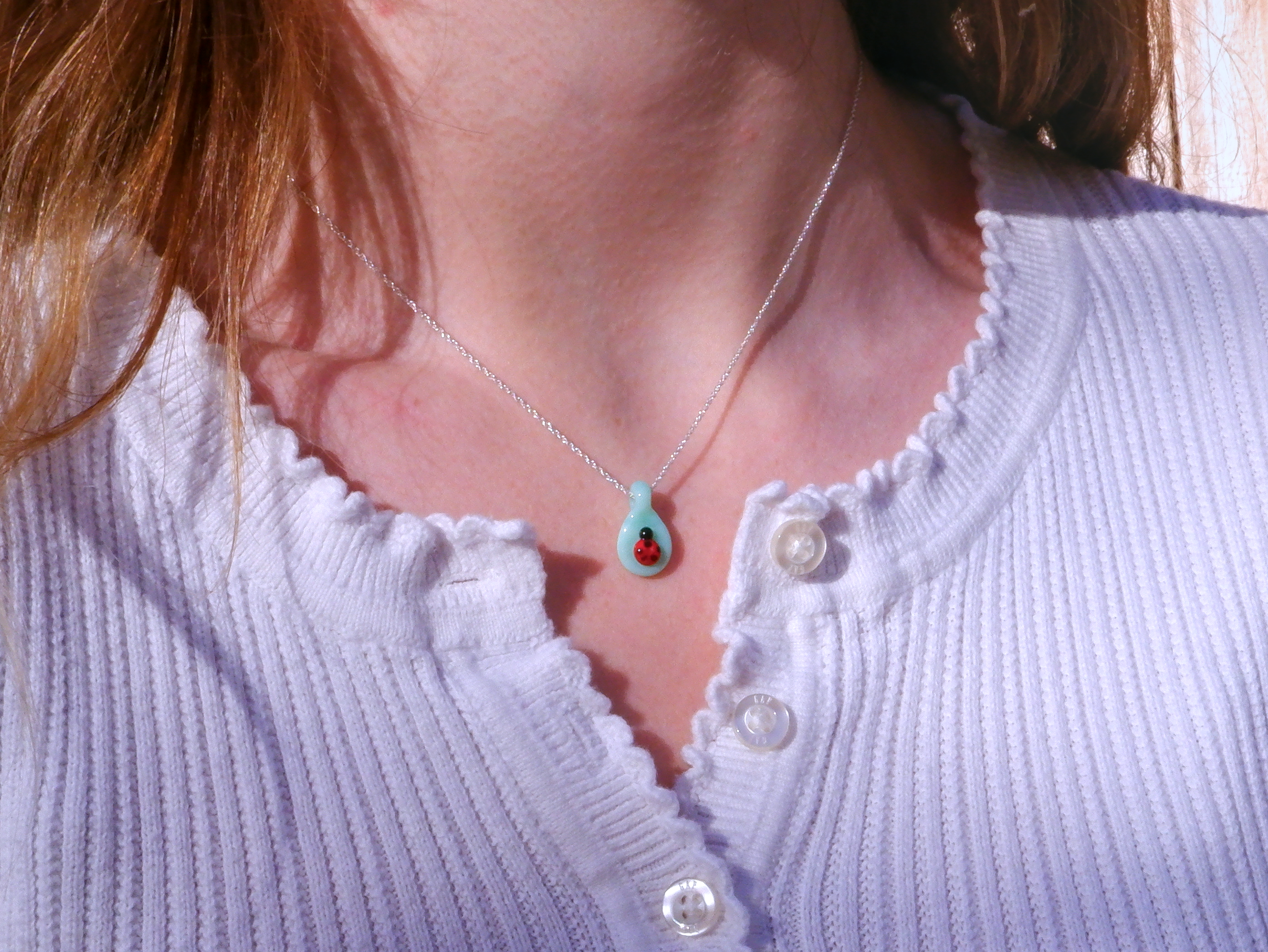 ladybug necklace