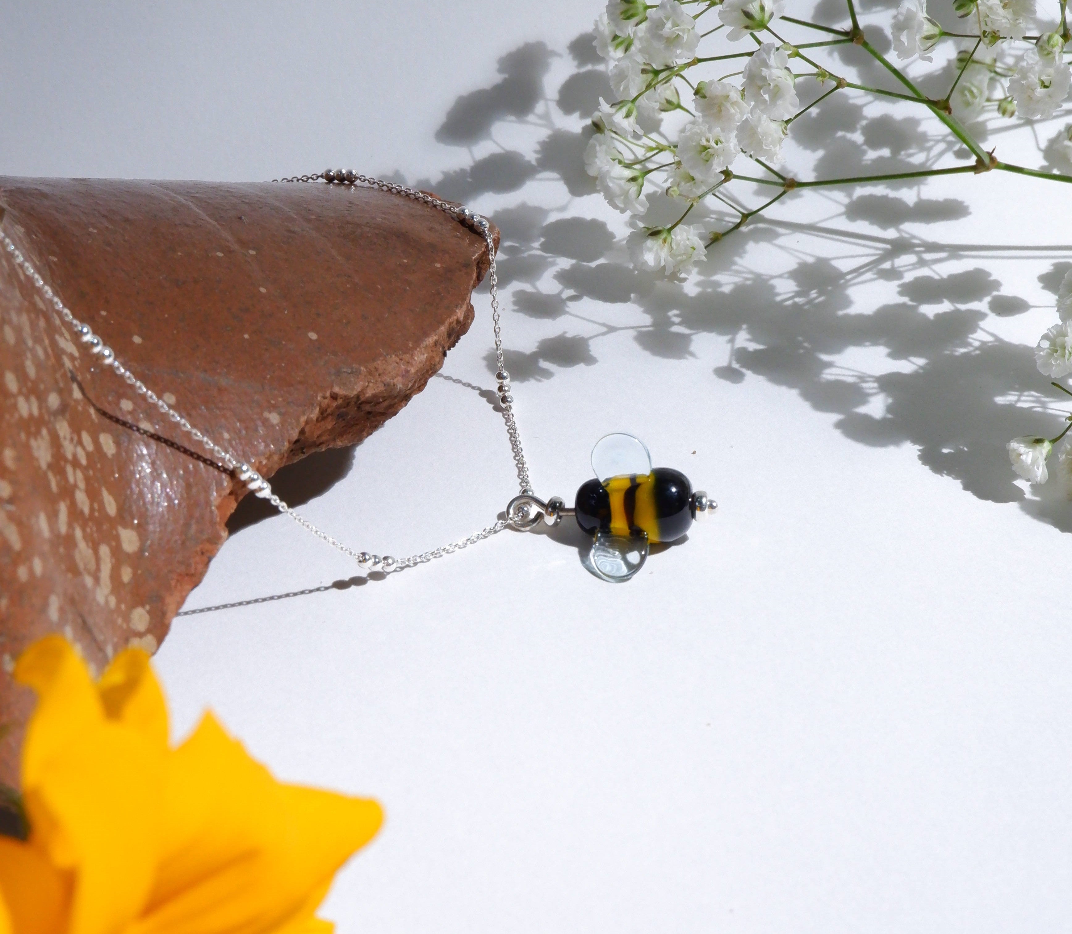 bee necklace