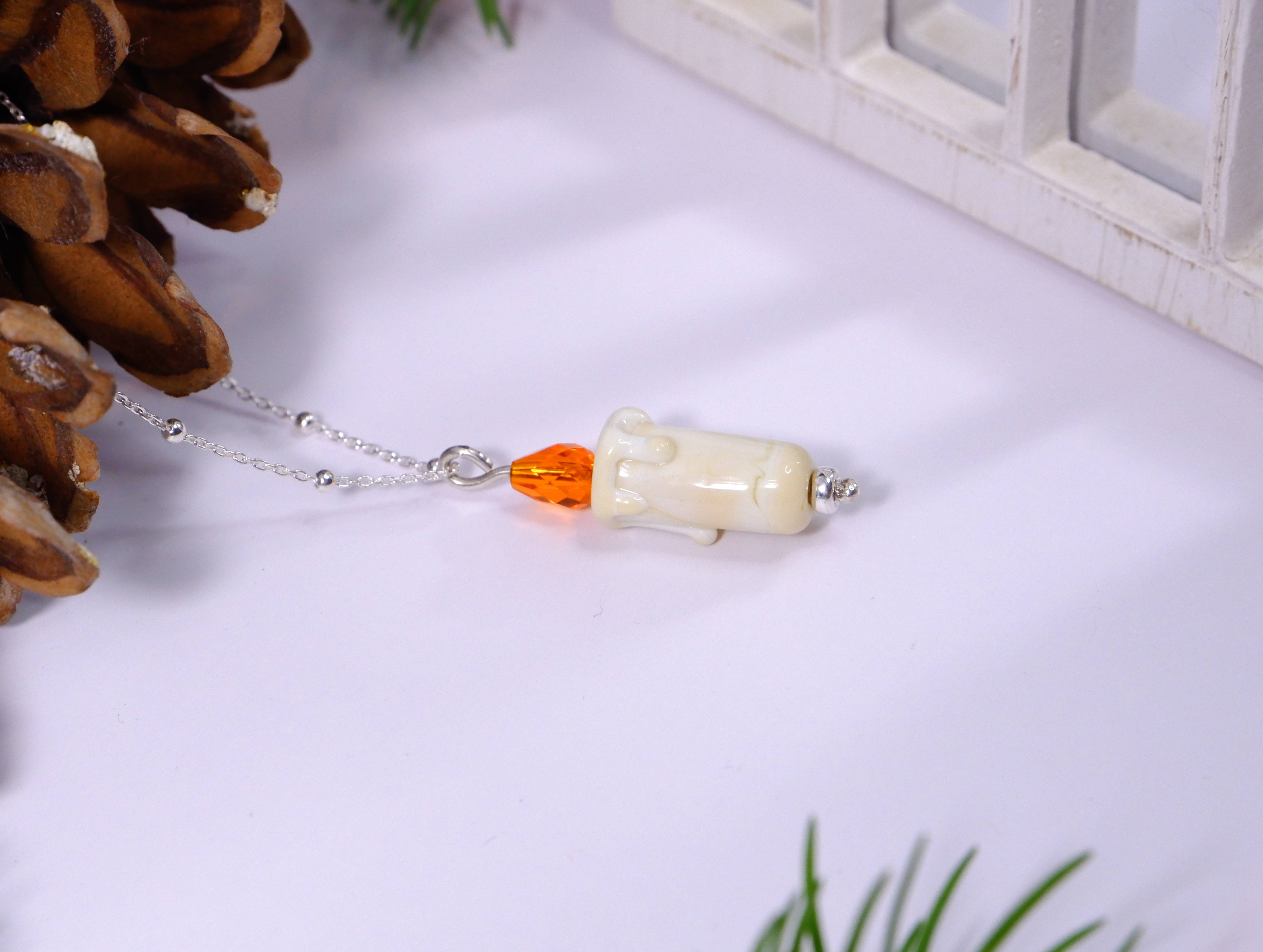candle necklace