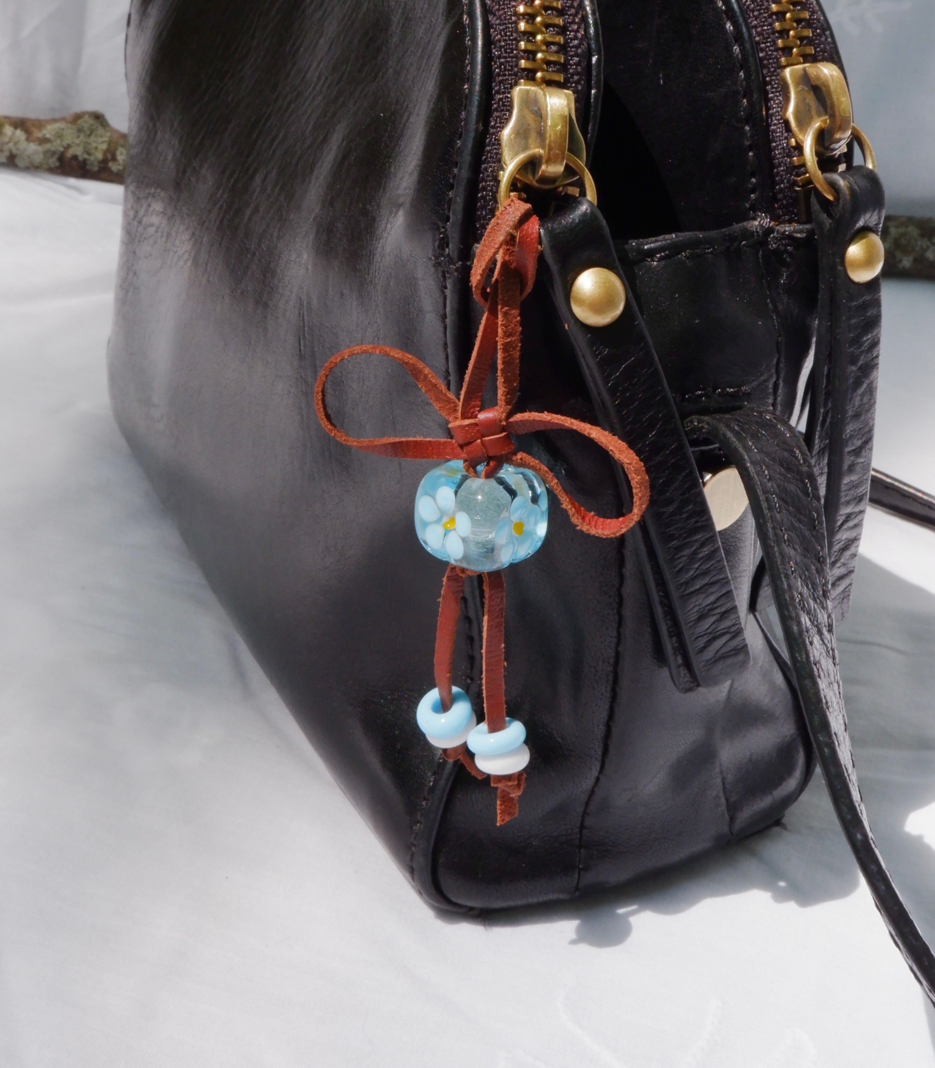 Forget-me-not Bag Charm