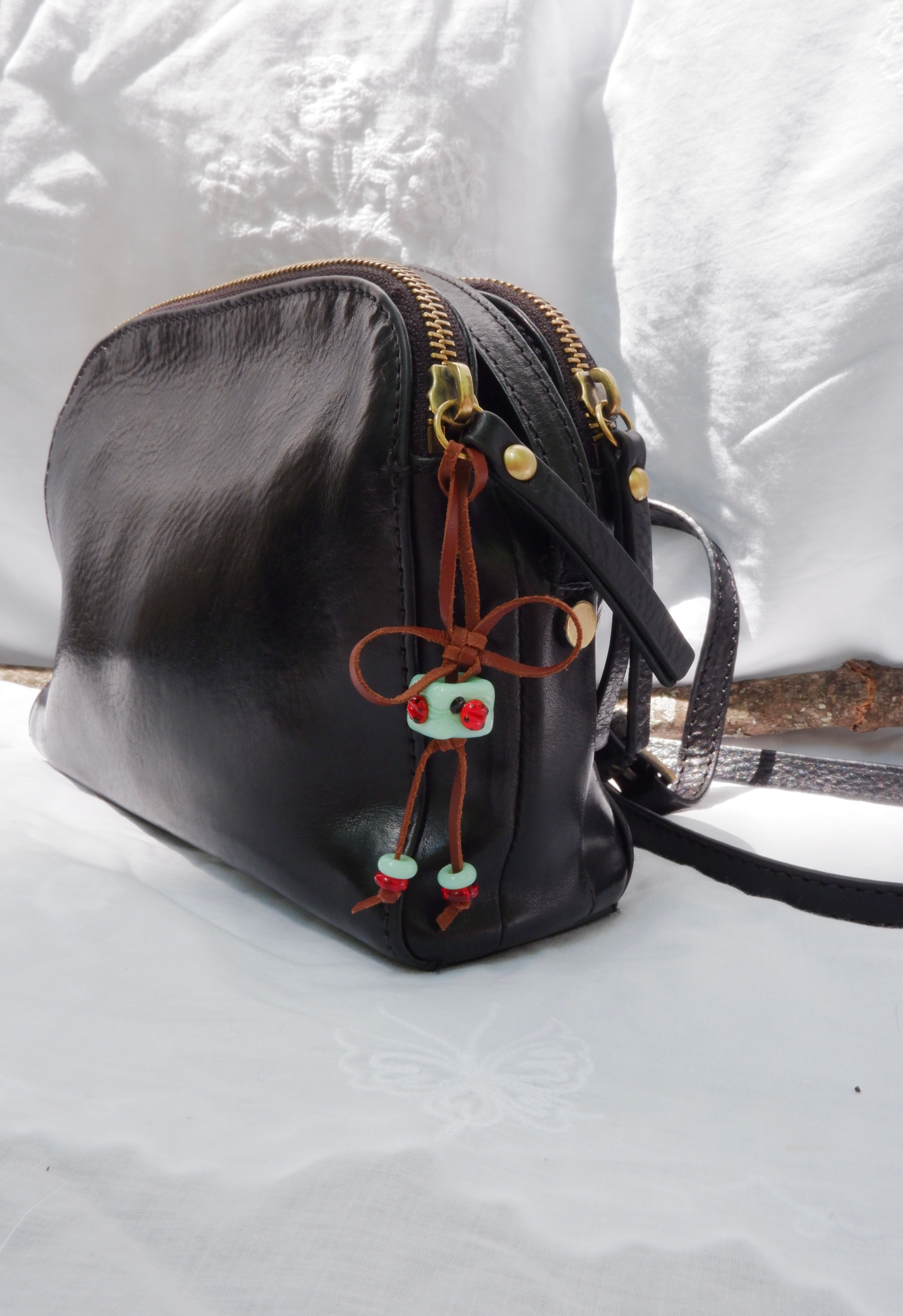 Ladybug Bag Charm