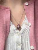 rosebud necklace