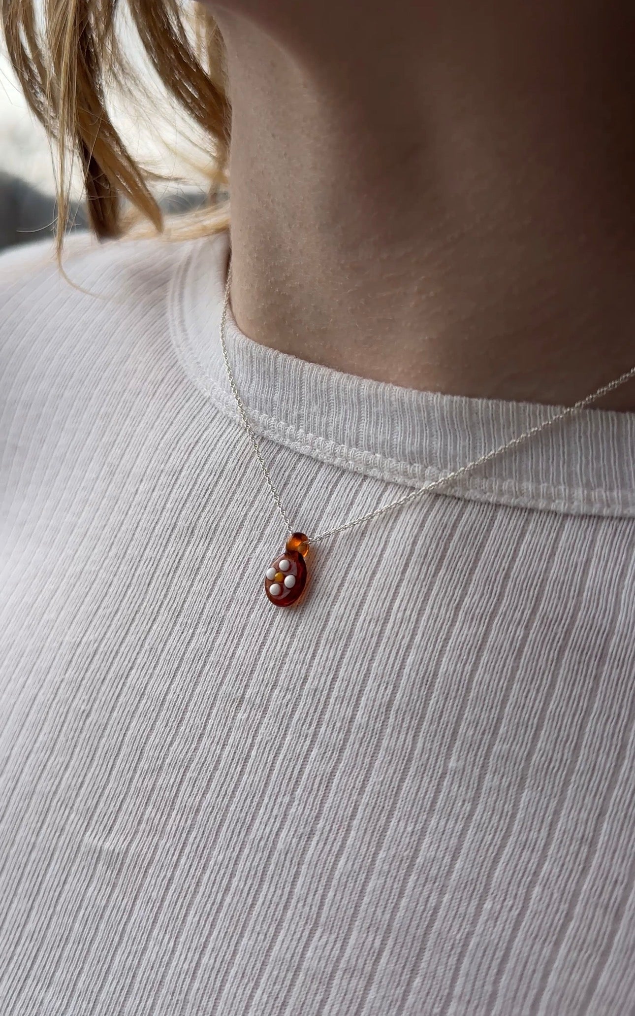 dogwood necklace