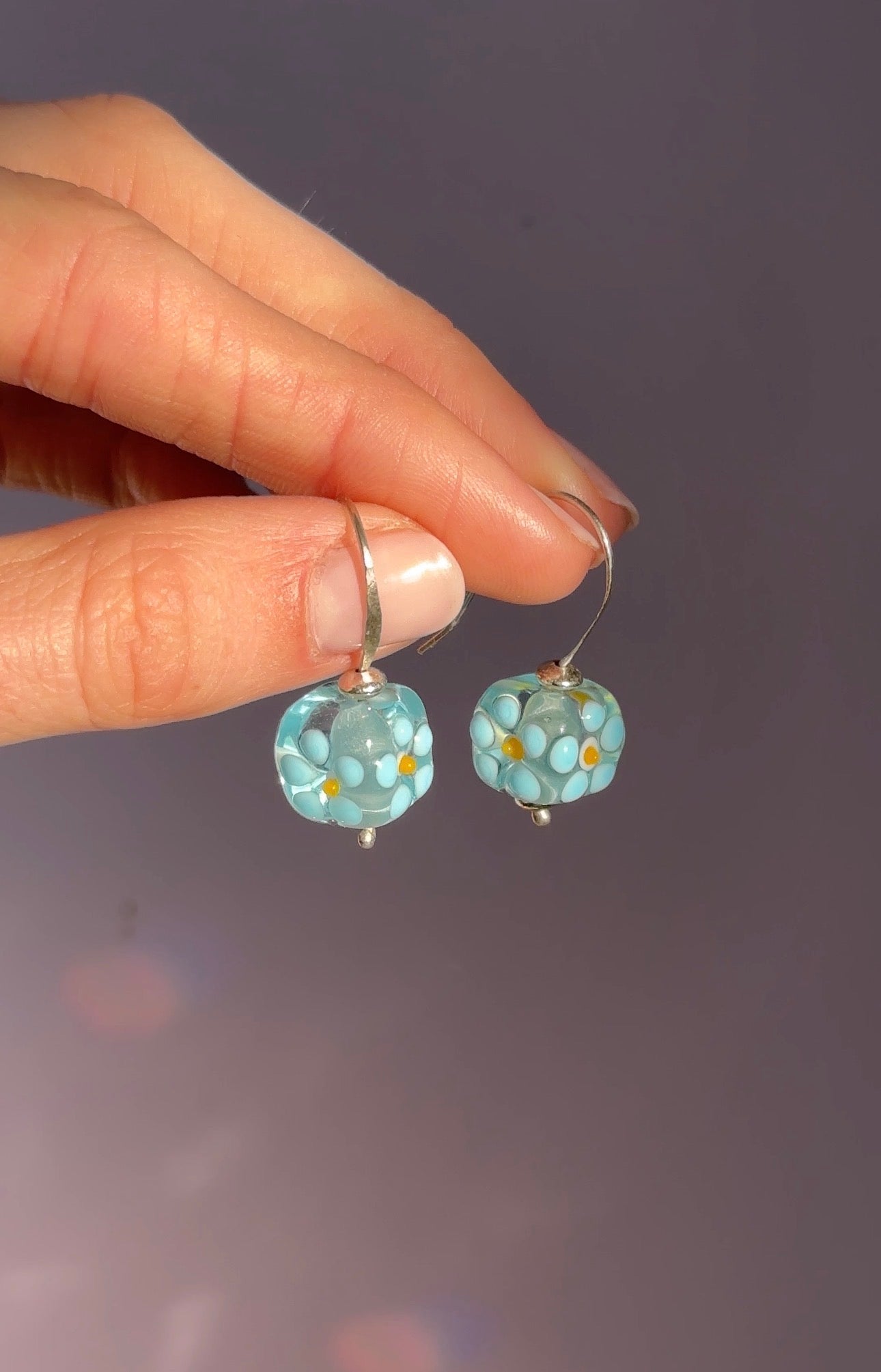 forget me not earrings
