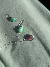 rosebud necklace