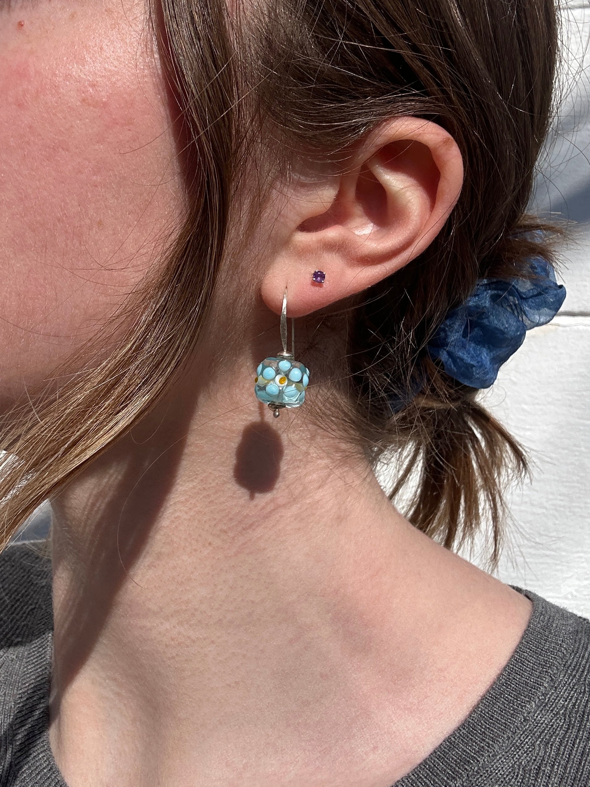 forget me not earrings