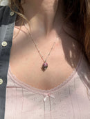 rosebud necklace