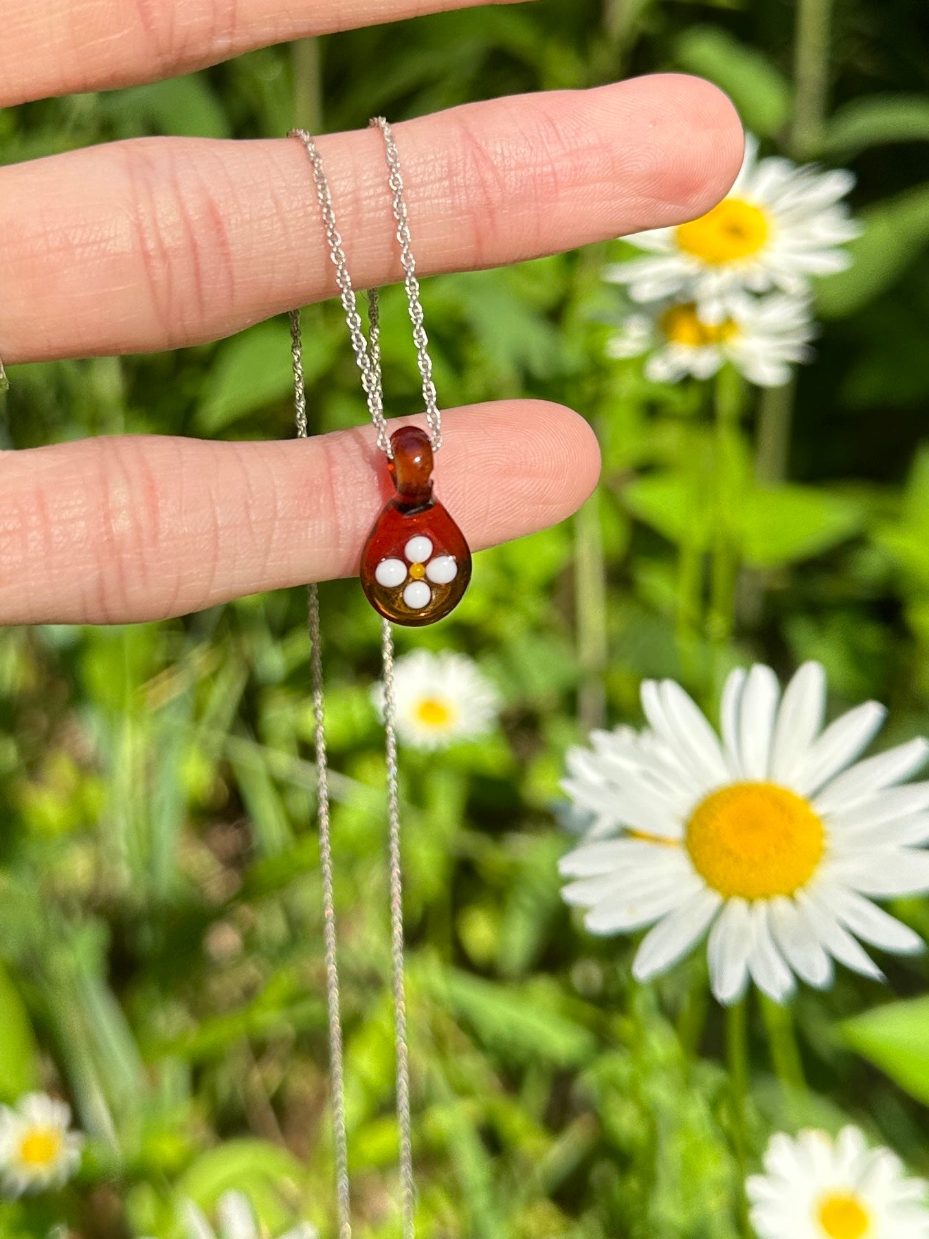dogwood necklace