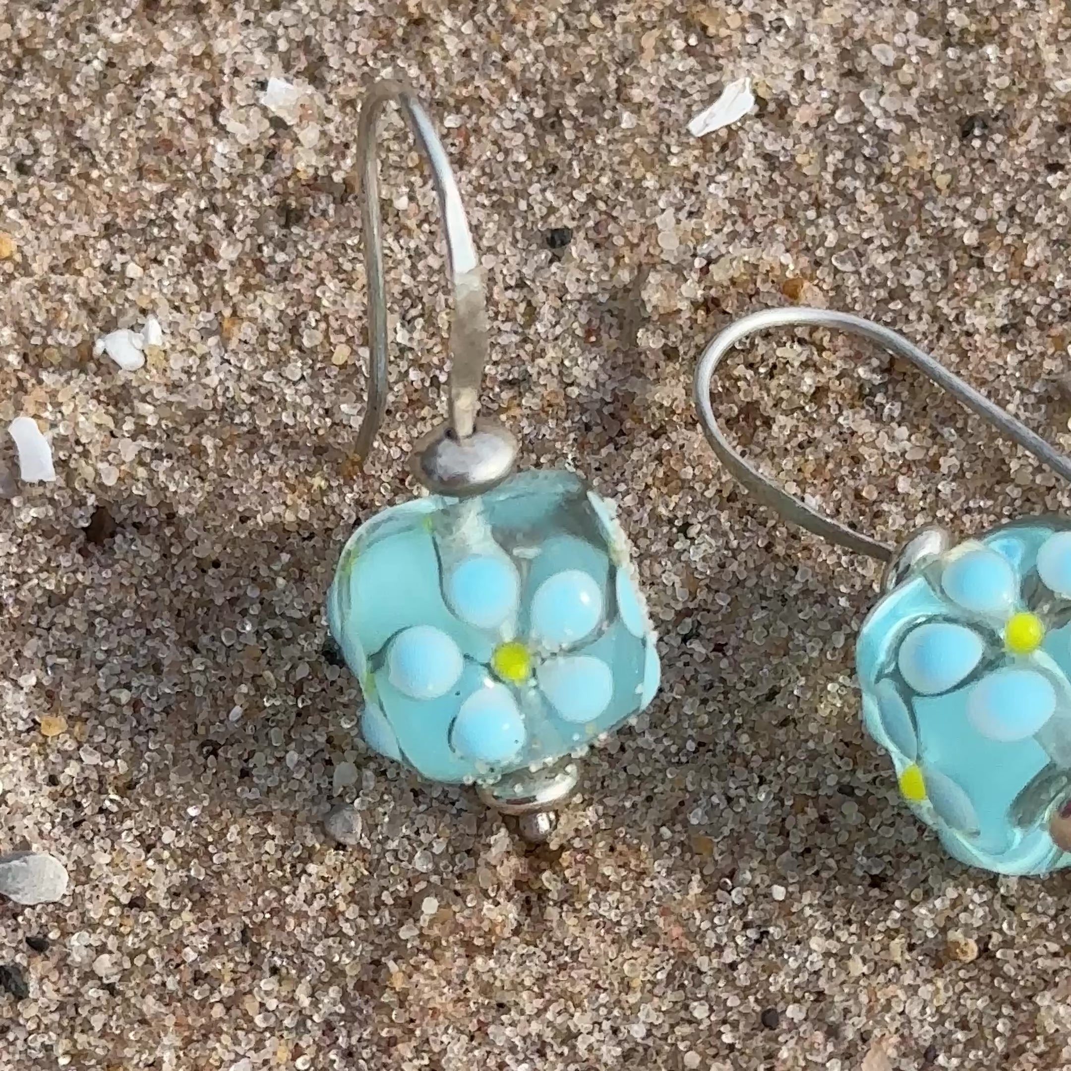forget me not earrings